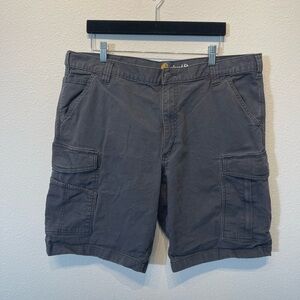 Carhartt Mens Relaxed Plus Gray Grey  Utility Streetwear Work Shorts Cargo 40